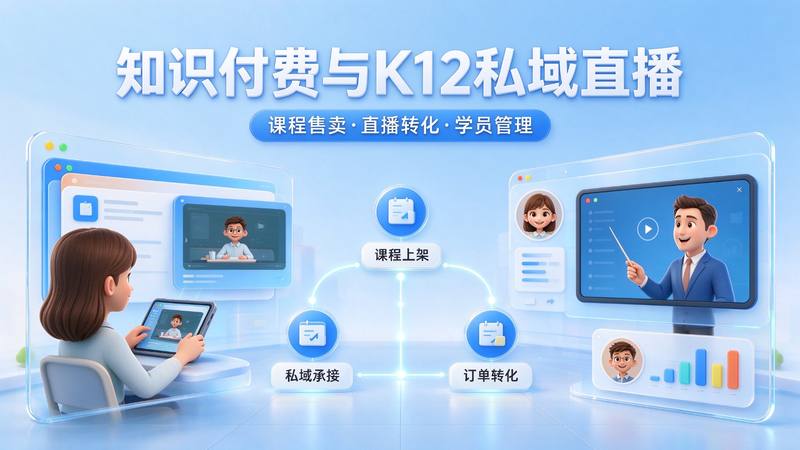 2026年私域直播平台怎么选？教培机构选型必看的8个核心指标